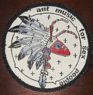 Rare Vintage 3 " Adam And The Ants Embroidered Patch - Ant Music For Sex People