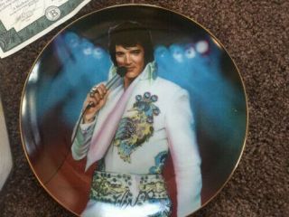 Elvis Presley Remembering Elvis Collectors Plate The Legend
