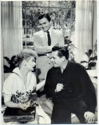 Lucille Ball,  Desi Arnaz,  James Mason Movie Photo 1956 Forever Darling
