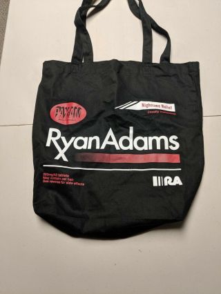 Ryan Adams 2015 Tour Merch Pharma Meds Tote Bag Certified Organic
