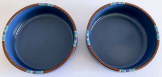 Set Of 2 Dansk Mesa Sky Blue Coupe Soup Bowl Made In Portugal