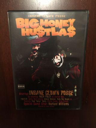 Big Money Hustlas Movie Dvd Icp Insane Clown Posse Twiztid Gotj Dark Lotus Rare