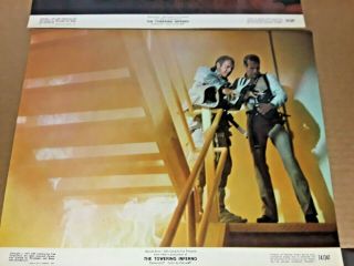 “the Towering Inferno” Set Of 3 — 8x10 Press Photos,  Lobby Cards Paul Newman