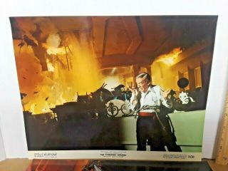 “THE TOWERING INFERNO” SET OF 3 — 8X10 PRESS PHOTOS,  LOBBY CARDS Paul Newman 2