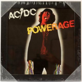 Powerage Ac/dc Framed Album Cover Print