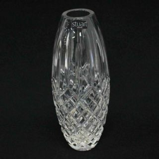 Lovely Stuart Crystal Stem Vase 23cm 921