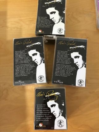Set Of 4 Elvis Presley Collectible Christmas Ornaments - Trevco Kurt Adler - 6
