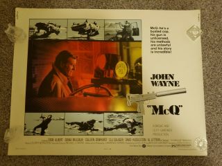 Half Sheet Movie Poster John Wayne Mcq 1974