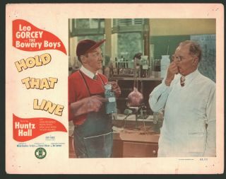 Hold That Line Lobby Card (vg) Movie Poster Art 1952 Bowery Boys Comedy 231