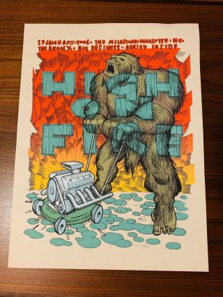 High On Fire Concert Print By Jay Ryan