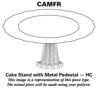 Castleton Peony Metal Pedestal Cake Stand 4046251