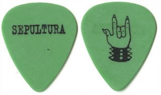 Sepultura Andreas Kisser Authentic 1998 Tour Real Stage Band Concert Guitar Pick