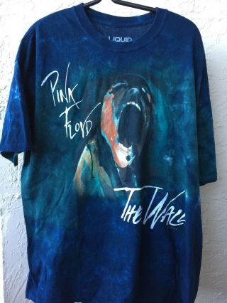 Pink Floyd The Wall Tie Dye Liquid Blue T Shirt Sz Xxl