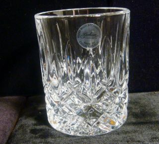Set Of 2 - Gorham Lady Anne Signature Crystal Double Old Fashion Glasses