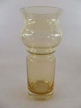 Vintage Scandinavian Glass Vase Made By Riihimaen Ref 160/5