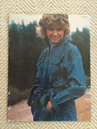 Olivia Newton - John Vintage 1976 Clearly Love Tour Program Concert Book Rare
