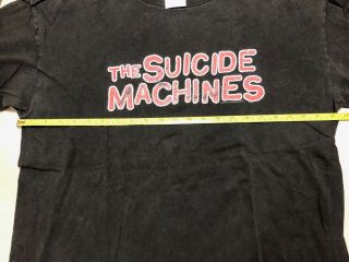 VINTAGE RARE 1996 T SHIRT THE SUICIDE MACHINE SOME WEAR SIZE XL 5