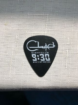 Clutch 9:30 Club Years Eve 2015 Guitar Pick 12/31/14 One Night Only