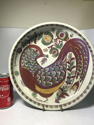Vintage Royal Copenhagen Denmark Fajance Bowl Plate Bird Dish Bert Jessen