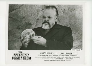 Late Great Planet Earth Movie Still 8x10 Orson Welles 1976 19533