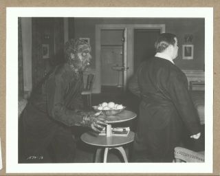 Abbott & Costello Meet Frankenstein (1948) Restrike 8x10 Chaney And Costello