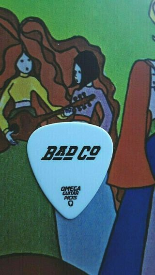 Bad Company/free Paul Rodgers White Guitar Pick