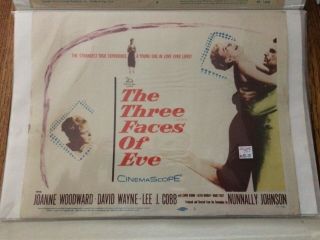 The Three Faces Of Eve Joanne Woodward Orig.  1957 11x14 Us Lobby Card Set Of 8