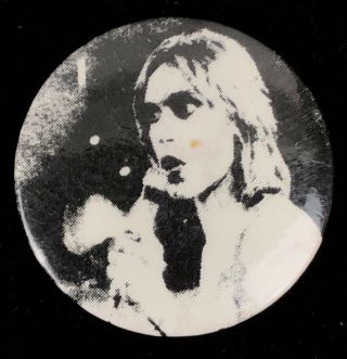 Vintage Iggy Pop Stooges Pinback Badge Button Pin Music