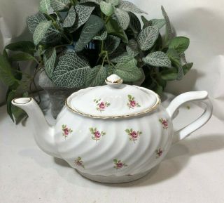 Arthur Wood & Son Tea Pot 6361 Floral Staffordshire England 1884,  6316 Vtg.