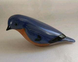 Vintage Anderson Design Studio Pottery Blue Bird