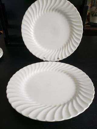 2 Johnson Brothers Regency Dinner Plate 10 1/2 " Made In England