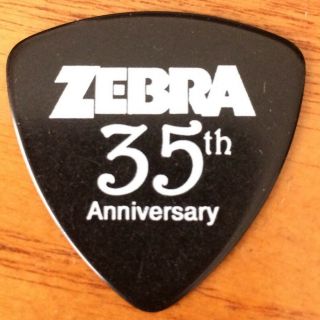 Zebra 3 / Guitar Pick /