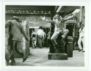 Fred Astaire Mgm Photo " The Band Wagon " Mid - Leap Dell Stamp Vf 1953