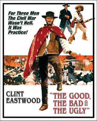 1966 The Good The Bad And The Ugly Clint Eastwood Glossy 8x10 Photo Poster Print