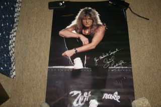 Whitesnake David Coverdale 1988 Poster Size 34 " X 22 1/4 "