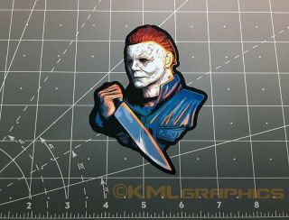 Michael Myers Halloween Movie Vinyl Decal Sticker 1980s Horror Icons 80s