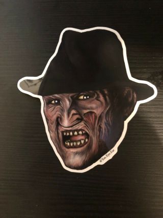 A Nightmare On Elm Street Freddy Krueger Sticker
