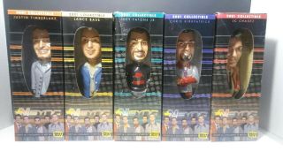 ⭐ 2001 Best Buy Exclusive " Nsync " Bobbleheads Complete Set In Boxes