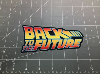 Back To The Future Movie Logo Style Decal / Sticker Bttf Marty Mcfly Delorean