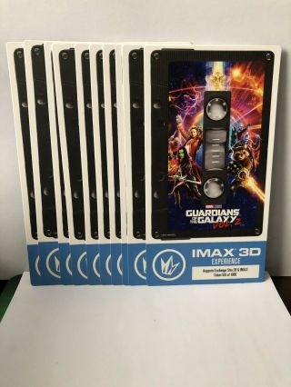 Guardians Of The Galaxy Vol 2 Collectible Regal Imax 3d Ticket Card Marvel