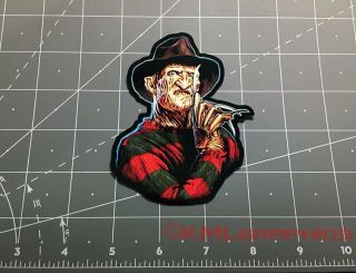 Freddy Krueger A Nightmare On Elm Street Movie Decal Sticker 1980s Horror 80s