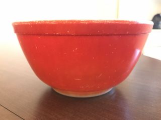 Pyrex Small Primary Red Mixing Bowl