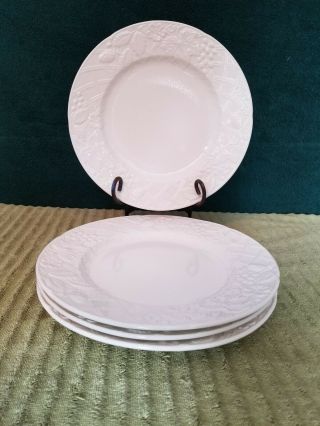Mikasa English Countryside Dinner Plates White Dp900 (set Of 4) 11 1/8 "