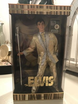 . Mattel Timeless Treasures Elvis Presley Collector Edition Doll No.  53869