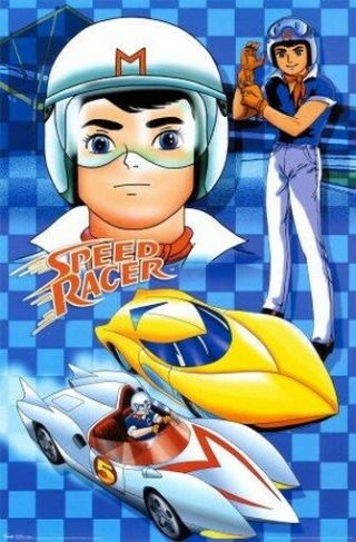 Speed Racer Poster Collage Rare Hot 24x36