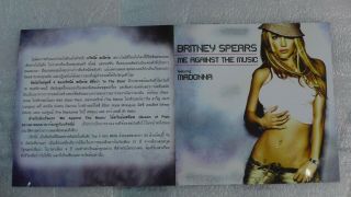 Britney Spears / Me Against The Music Feat: Madonna (thai Promo Cd).  Oop