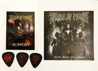 Cradle Of Filth Rare Plectrums Thornography Backstage Pass