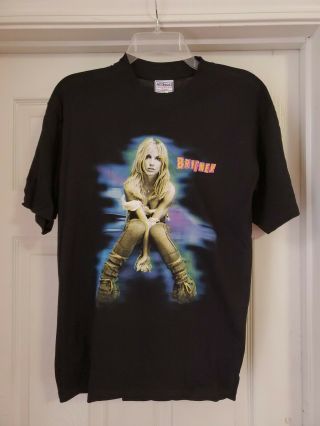 Vintage 2001 Britney Spears The Britney Tour T Shirt Sz Small Double Sided Rare