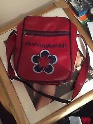 Duran Duran Vintage Red Daisy Flower Messenger Bag