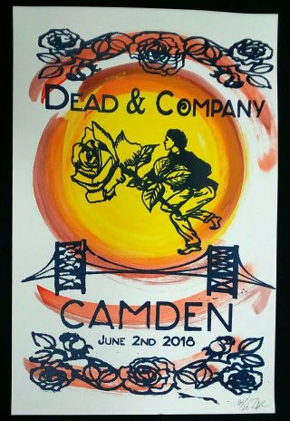 Dead And Company Summer Tour 2018 Camden June 2 Poster Signed